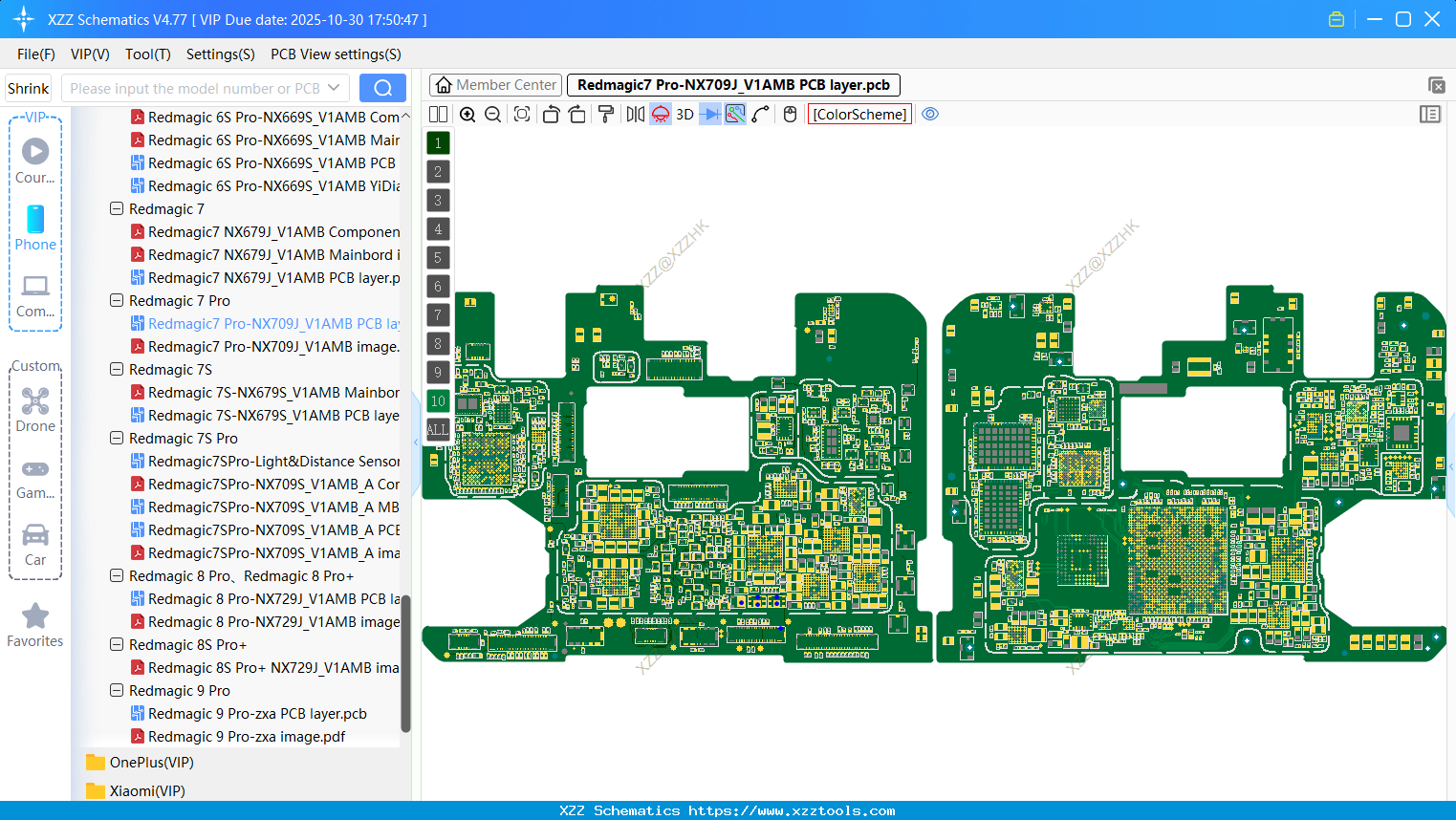 Nubia Redmagic7 Pro-NX709J_V1AMB PCB Layer